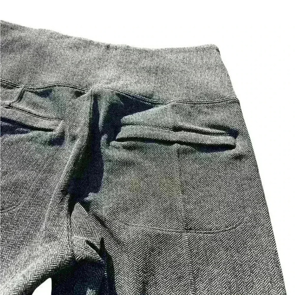 ATHLETA Delancey Herringbone Tight Leggings Size Medium Black/Grey - Picture 5 of 6